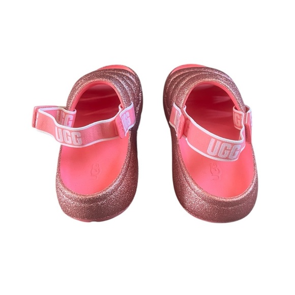 UGG Sport Yeah Pink Glitter Sandals - Picture 7 of 11